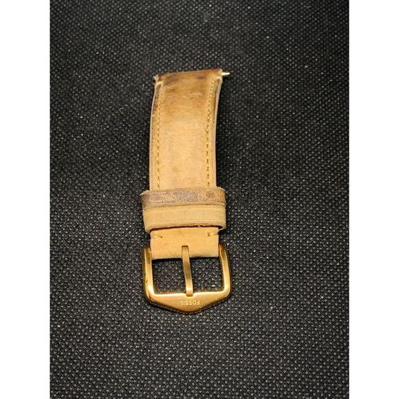 Fossil Genuine Leather Half Band Bracelet Strap 21mm S364 - Picture 2 of 7